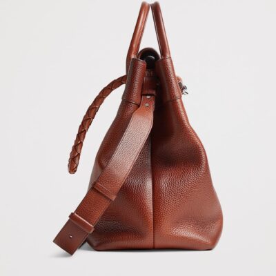 Bottega Veneta Small Leather Andiamo Voyager Holdall - Image 4