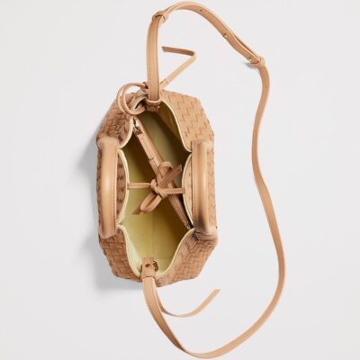 Bottega Veneta Small Leather Intrecciato Pinacoteca Tote Bag - Image 5