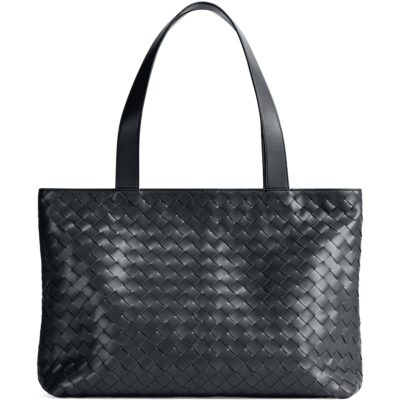 Bottega Veneta Small Leather Zipped Tote Bag - Image 1