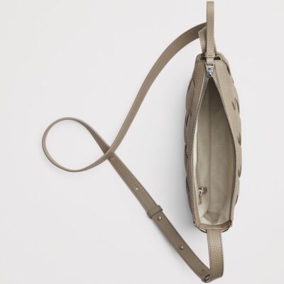Bottega Veneta Small Leather Zipped Diago Messenger Bag - Image 3