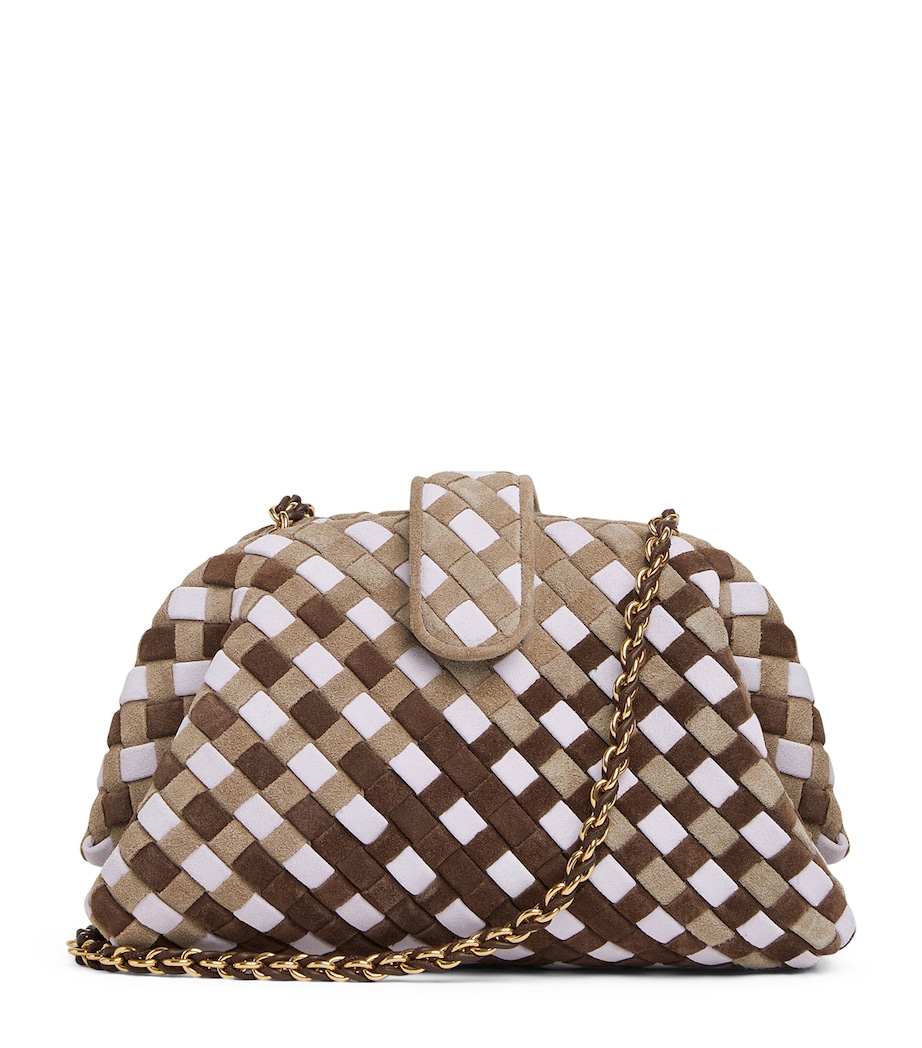 Bottega Veneta Small Suede Lauren 1980 Clutch Bag - Image 1