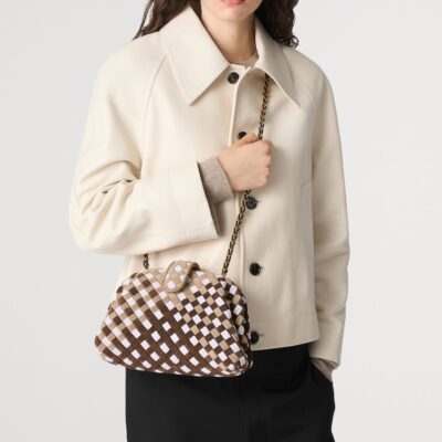 Bottega Veneta Small Suede Lauren 1980 Clutch Bag - Image 2