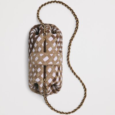 Bottega Veneta Small Suede Lauren 1980 Clutch Bag - Image 3