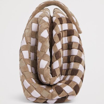 Bottega Veneta Small Suede Lauren 1980 Clutch Bag - Image 4