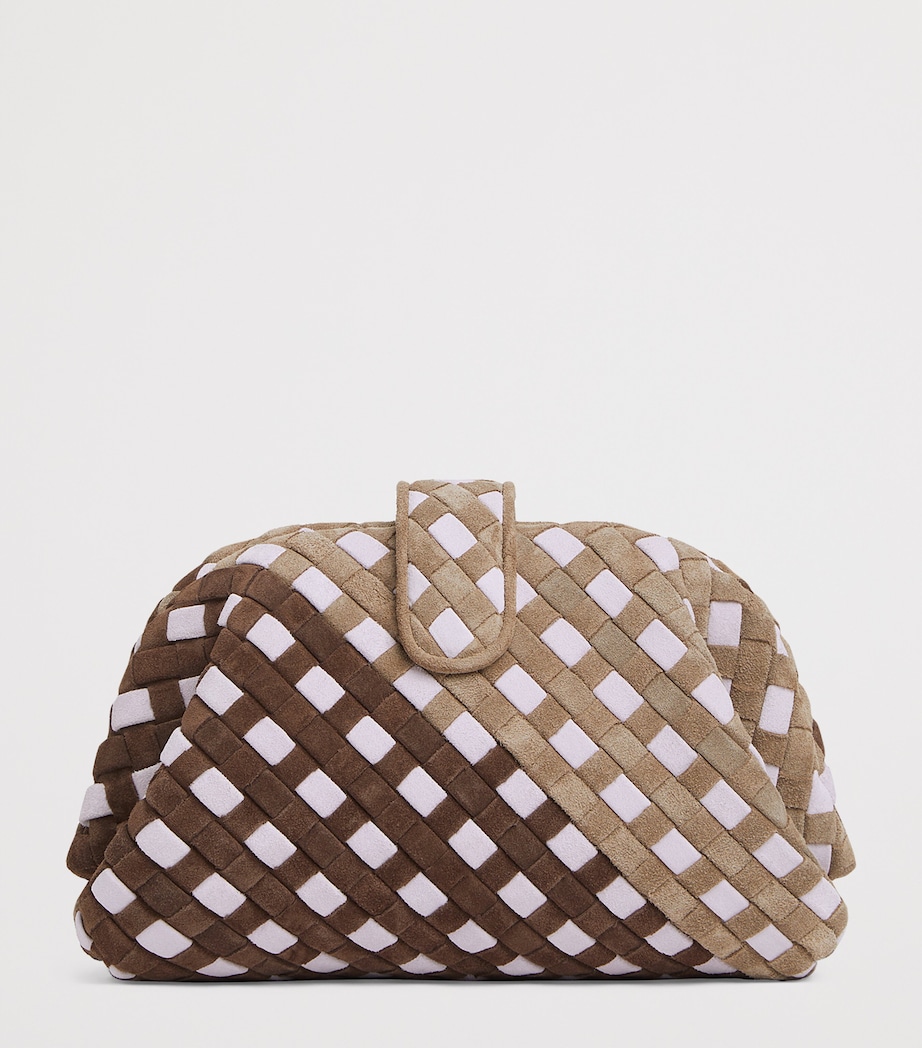 Bottega Veneta Small Suede Lauren 1980 Clutch Bag - Image 5