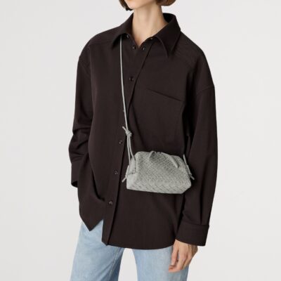 Bottega Veneta Suede Embellished Concert Pouch - Image 2