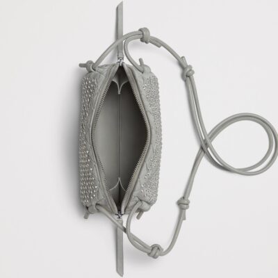 Bottega Veneta Suede Embellished Concert Pouch - Image 3