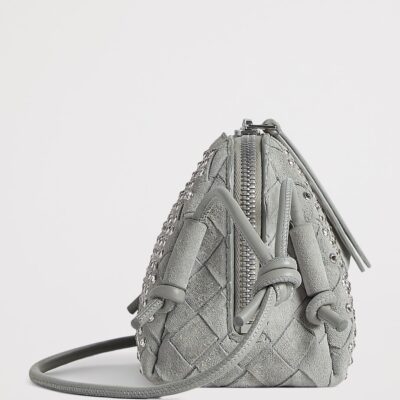 Bottega Veneta Suede Embellished Concert Pouch - Image 4
