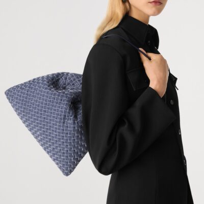 Bottega Veneta Velvet Lambskin Dustbag Shoulder Bag - Image 2