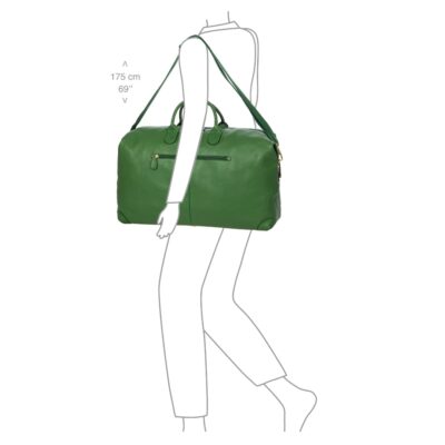 Bric's x Harrods Leather Bellagio Holdall - Image 2