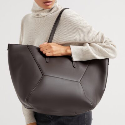 Brunello Cucinelli Calfskin BC Duo Tote Bag - Image 2