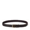 Brunello Cucinelli Calfskin Woven Belt - Image 1