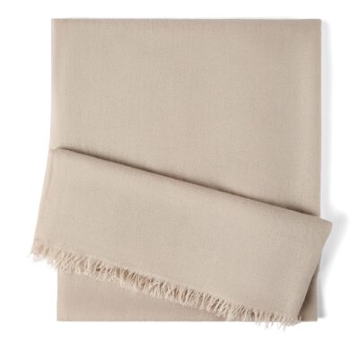 Brunello Cucinelli Cashmere-Silk Fringed Scarf - Image 1