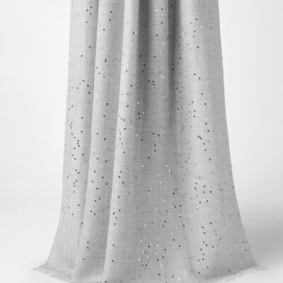Brunello Cucinelli Cashmere-Silk Diamond Yarn Sequin Scarf - Image 2