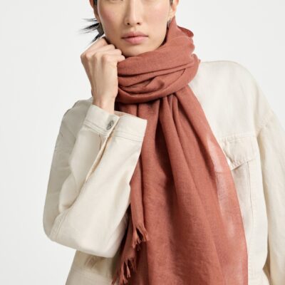 Brunello Cucinelli Cashmere-Silk Scarf - Image 3