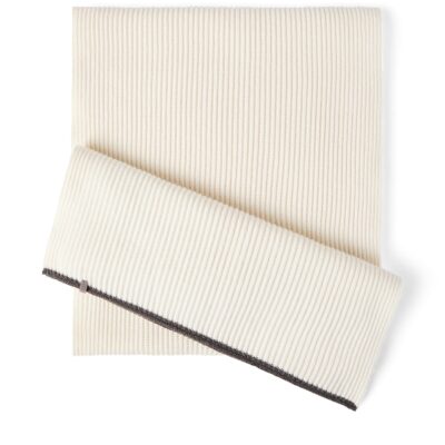 Brunello Cucinelli Cashmere-Silk Embellished Scarf - Image 5