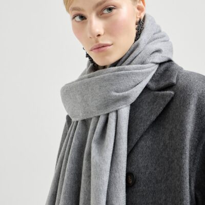 Brunello Cucinelli Cashmere Double-Knit Scarf - Image 3