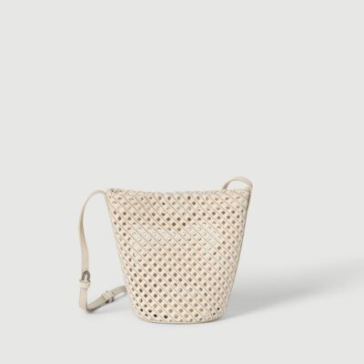 Brunello Cucinelli Cotton Woven Bucket Bag - Image 3