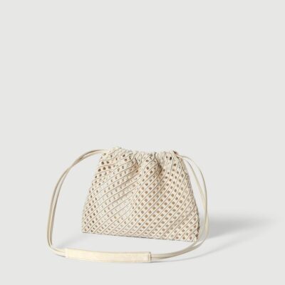 Brunello Cucinelli Crochet Pouch Bag - Image 4