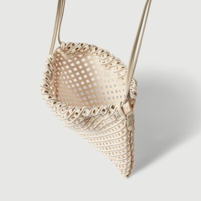 Brunello Cucinelli Crochet Pouch Bag - Image 5