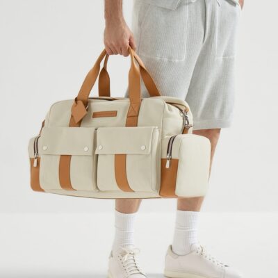 Brunello Cucinelli Grained Calfskin Leisure Bag - Image 2