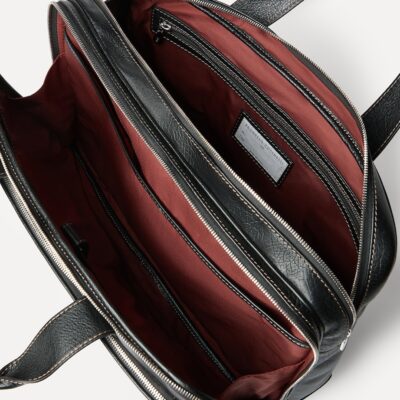 Brunello Cucinelli Grained Calfskin Briefcase - Image 3