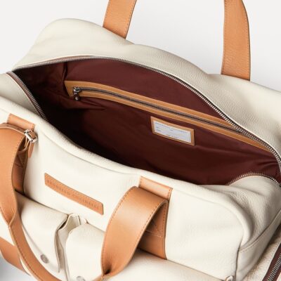 Brunello Cucinelli Grained Calfskin Leisure Bag - Image 5