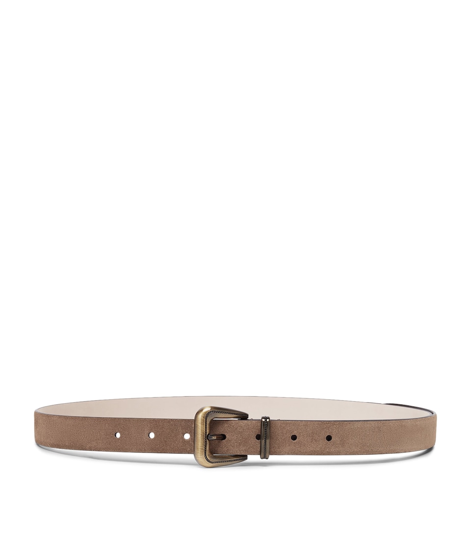Brunello Cucinelli Hammered Calfskin Belt - Image 5