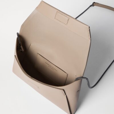 Brunello Cucinelli Leather BC Pochette Clutch Bag - Image 2