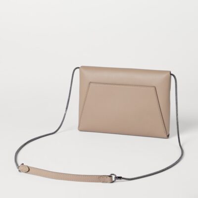 Brunello Cucinelli Leather BC Pochette Clutch Bag - Image 4