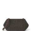 Brunello Cucinelli Leather Beaded Clutch Bag - Image 1