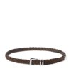 Brunello Cucinelli Leather Braided Belt - Image 1