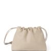 Brunello Cucinelli Leather Drawstring Cross-Body Bag - Image 1