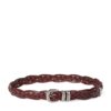 Brunello Cucinelli Leather Woven Belt - Image 1