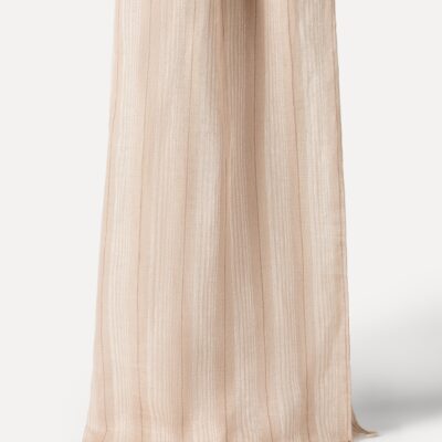 Brunello Cucinelli Linen-Blend Chalk Stripe Scarf - Image 2