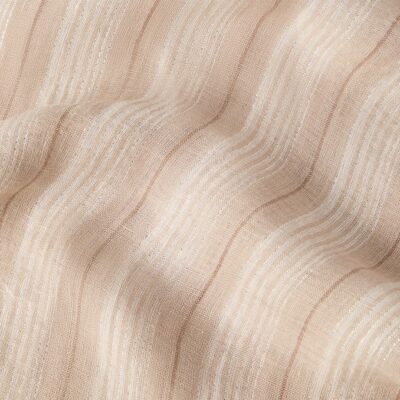 Brunello Cucinelli Linen-Blend Chalk Stripe Scarf - Image 4
