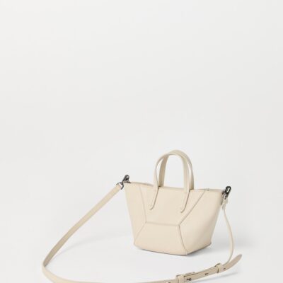 Brunello Cucinelli Mini Calfskin BC Duo Tote Bag - Image 5