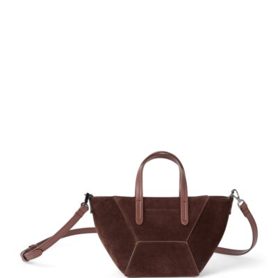 Brunello Cucinelli Mini Suede BC Duo Tote Bag - Image 1