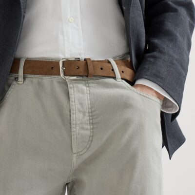 Brunello Cucinelli Reversible Leather Belt - Image 2