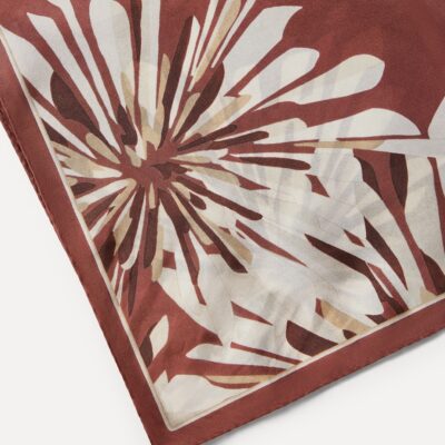 Brunello Cucinelli Silk Floral Scarf - Image 3