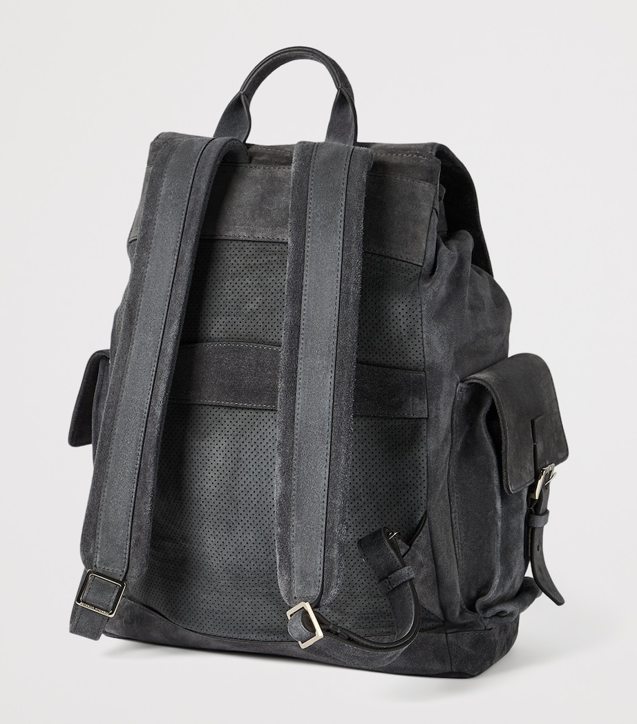 Brunello Cucinelli Suede City Backpack - Image 4