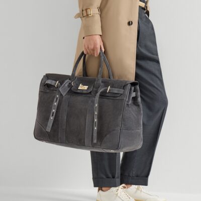 Brunello Cucinelli Suede Country Holdall - Image 2