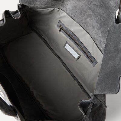Brunello Cucinelli Suede Country Holdall - Image 4