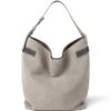 Brunello Cucinelli Suede Essence Shoulder Bag - Image 1