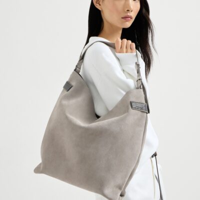 Brunello Cucinelli Suede Essence Shoulder Bag - Image 2