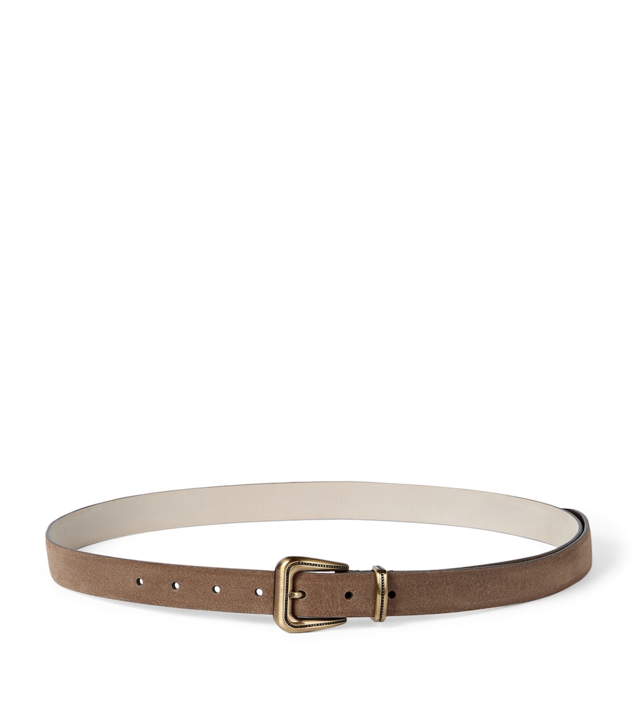 Brunello Cucinelli Suede Monili Belt - Image 1