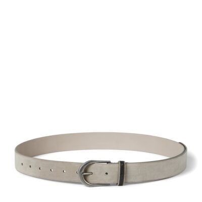 Brunello Cucinelli Suede Monili-Beaded Belt - Image 1