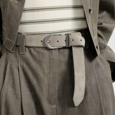 Brunello Cucinelli Suede Monili-Beaded Belt - Image 2