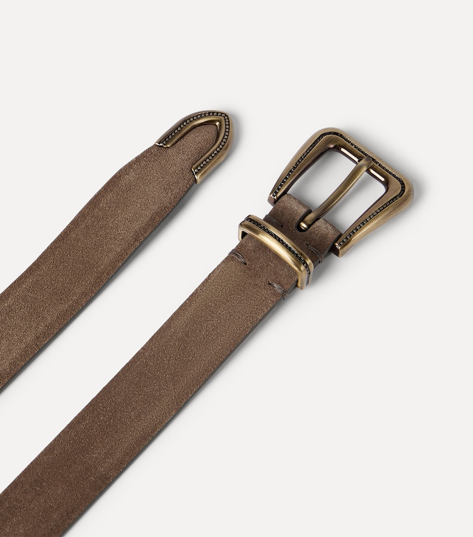 Brunello Cucinelli Suede Monili Belt - Image 3