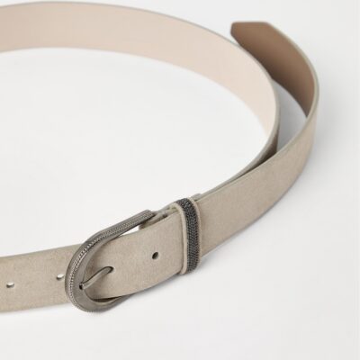 Brunello Cucinelli Sueded Calfskin Belt - Image 4